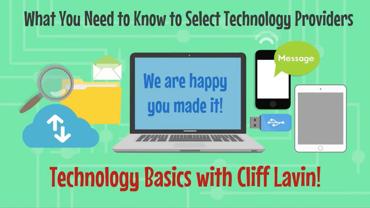 Selecting Technology Providers